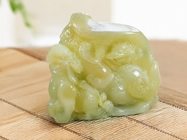 松滋洈水边的老玉器摊，一枚翡翠戒面到底怎么看价